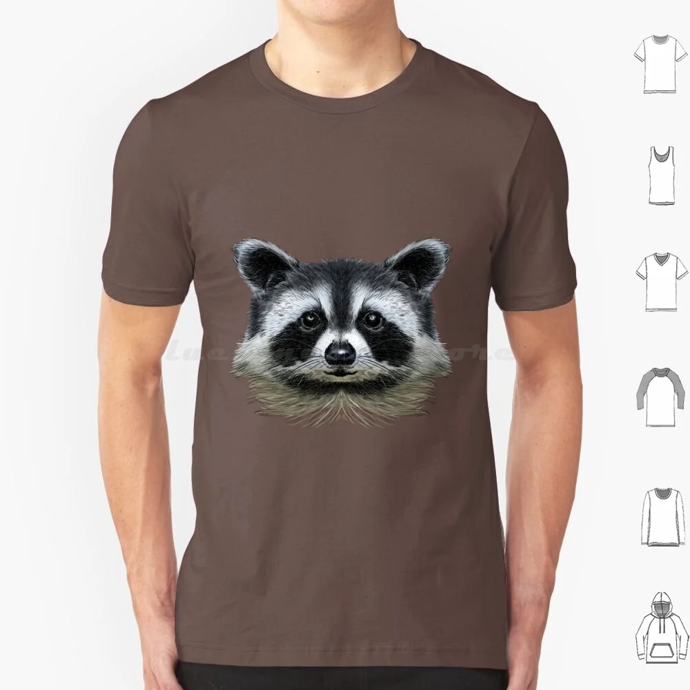 Racoon T Shirt 6Xl Cotton Cool Tee Znie ? ? Shop Agent Mapache Tv ? Ttbj ? Rn Bear Animal Soportar Raton Laveur Wasbeer