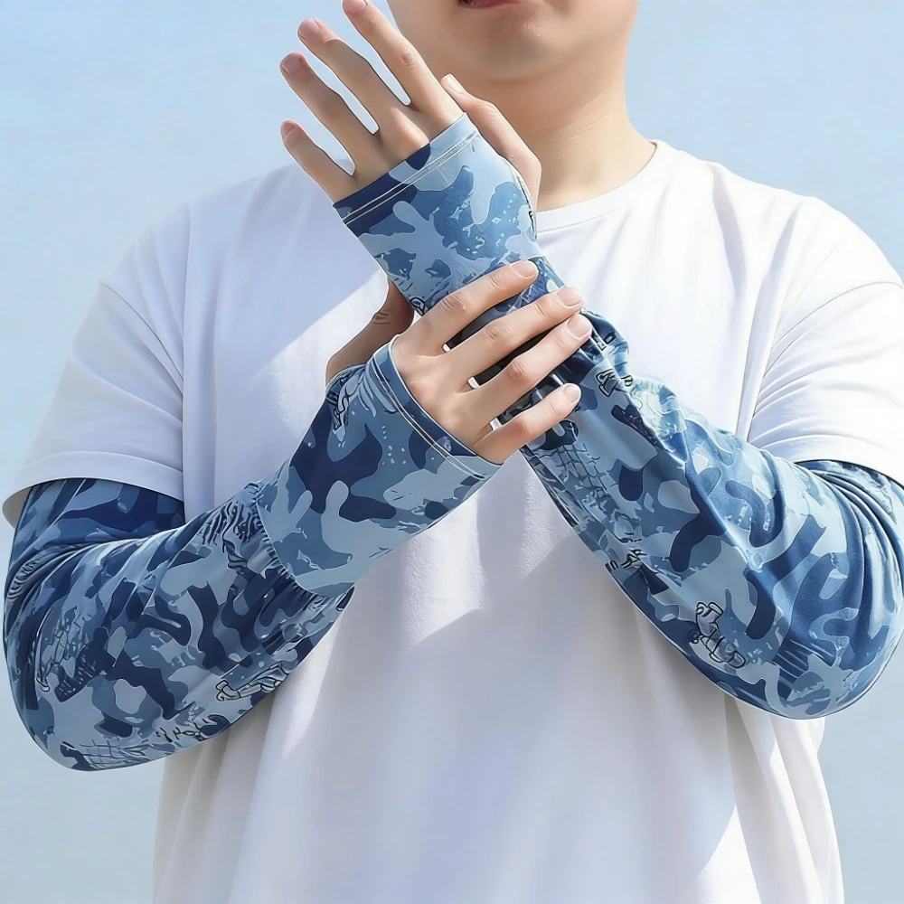 

Легкие дышащие летние нарукавники без пальцев Ice Cool для велоспорта и езды на велосипеде