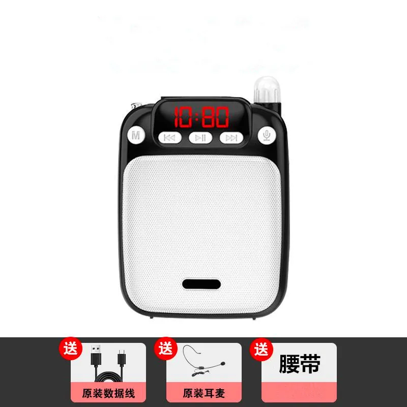 Новый усилитель голоса, 2500 мАч, Bluetooth, многофункциональная звуковая колонка с микрофоном, дисплей, портативная речь Bee для учителей