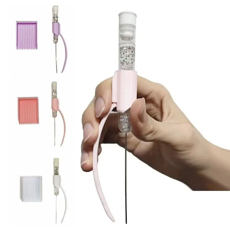 1PC Creative PP 2.6mm Diamond Painting Tweezers Stainless Steel Handmade Beading Tweezers Set DIY Handmade Beads Craft Toy Gift