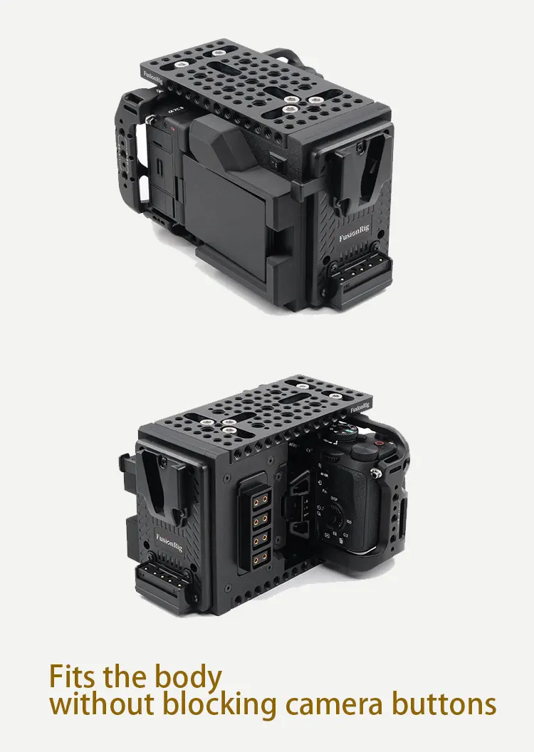 Description Picture 3 of itemFusionRig For Sony A7C2 Camera Cage Expansion Module cineback
