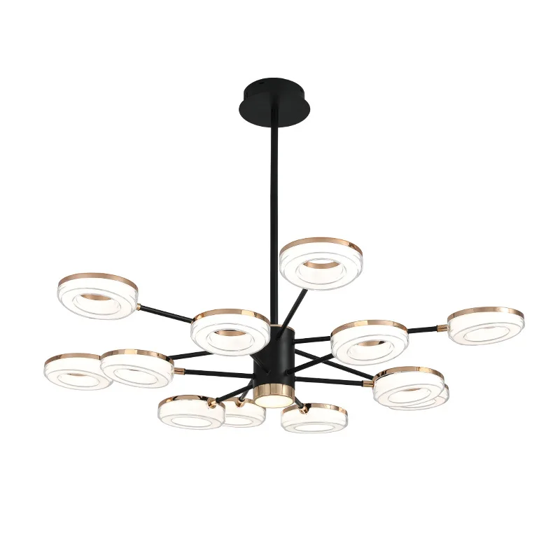 

Light luxury, living room, chandelier, acrylic, simple, modern, atmospheric, home, dining room