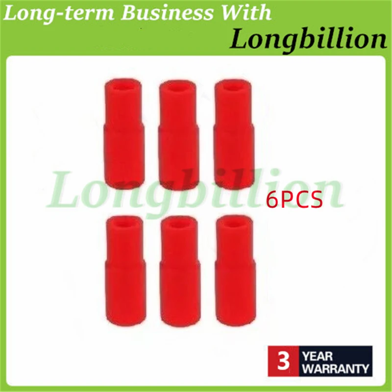 6pcs New Ignition Coil Rubber Sleeve Red A 000 159 0060 for Mercedes Benz CL600 S600 SL600 CL65 SL65 0001590080 A0001590080