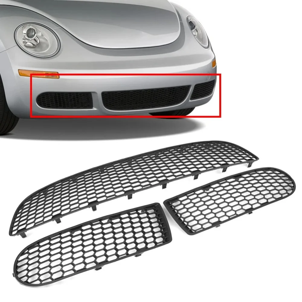 

Для VW Volkswagen Beetle & Beetle Convertible 2006-2009 2010, передний бампер автомобиля, противотуманная фара, вентиляционная решетка, крышка 1C0807683A