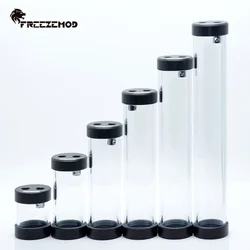 Freezemod computador refrigerador de água 2020 tanque de água cilíndrico três buraco pom capa built-in defoamer. YSX-PMB