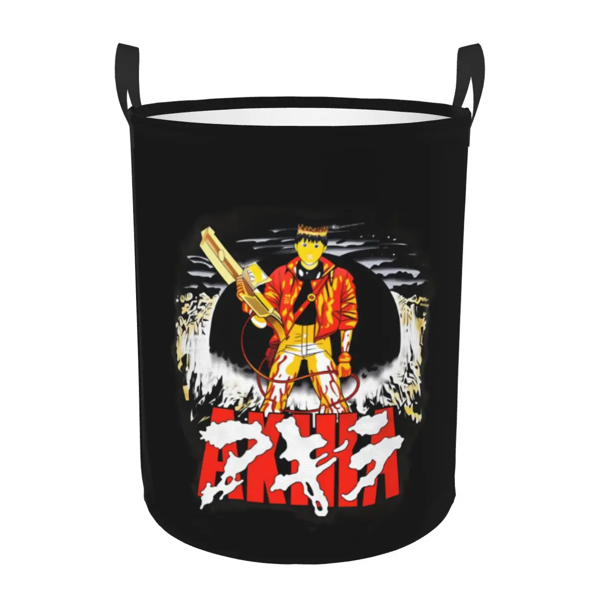 Cesto para la ropa sucia de anime japonés A-Akira Otomo Katsuhiro, cesta grande para guardar ropa, organizador de juguetes para guardería