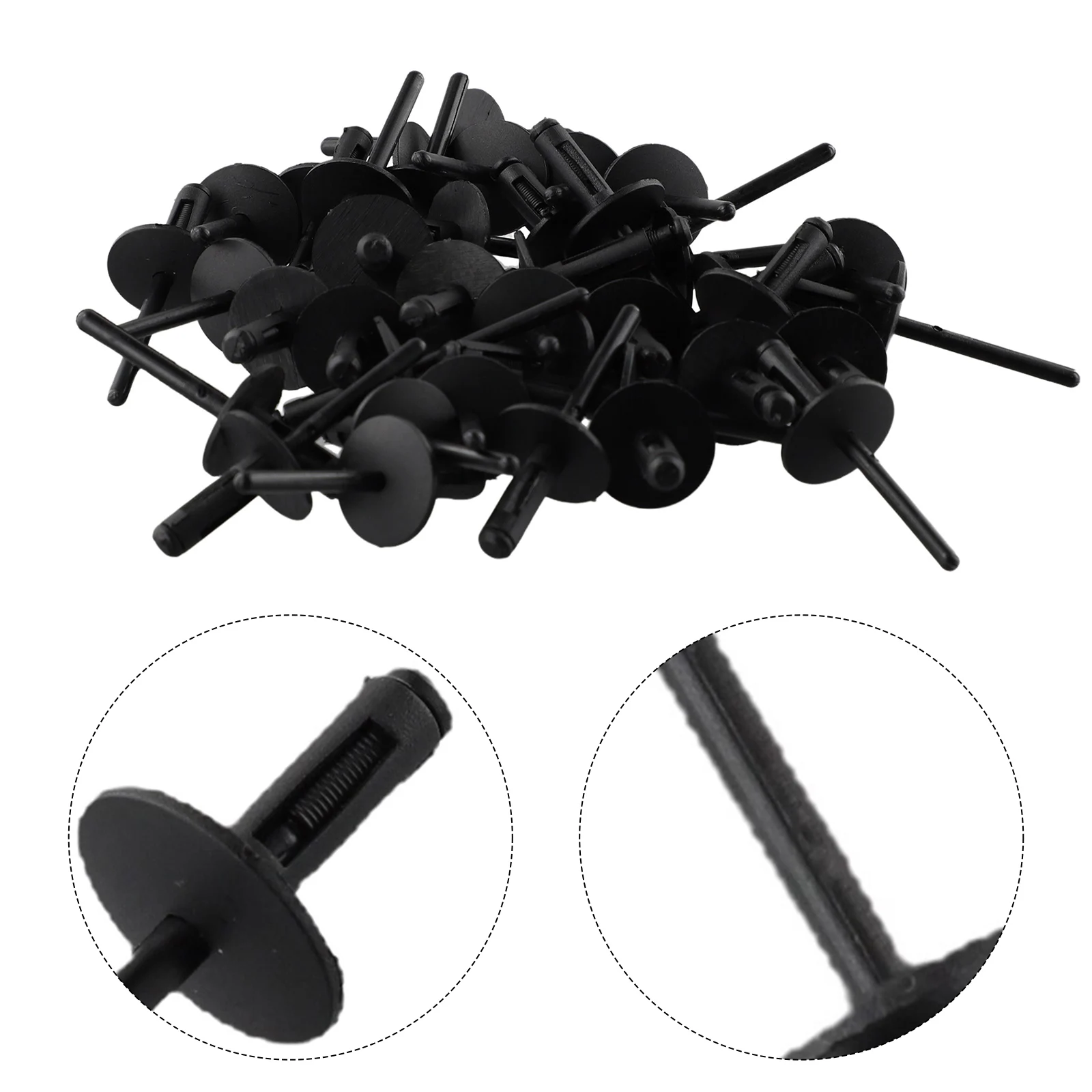 40pcs Car Fastener Clips Bumper Door Panel Fender Liner Clips Plastic Rivets For BMW X1 X3 X6 E70 51717002953 51777171004