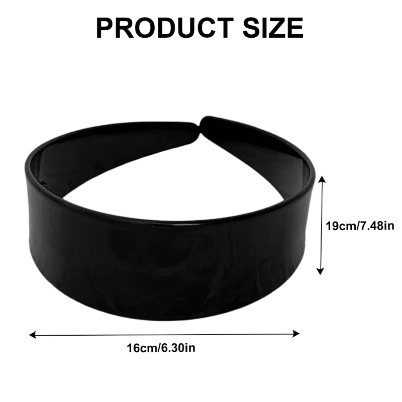 Elegant Wide Hair Band Stylish Acetate Hairband Comfortable Headband Comfortable Women and Girls Hair Accessory