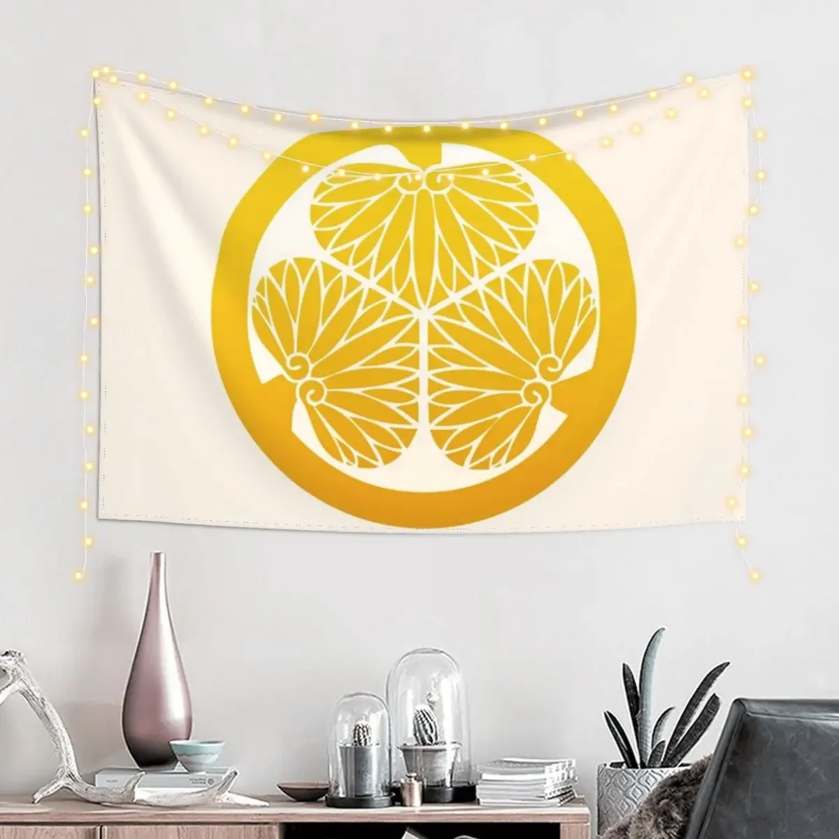 Tokugawa Kamon Tapestry Aesthetics For Room Decor For Bedroom Tapestry