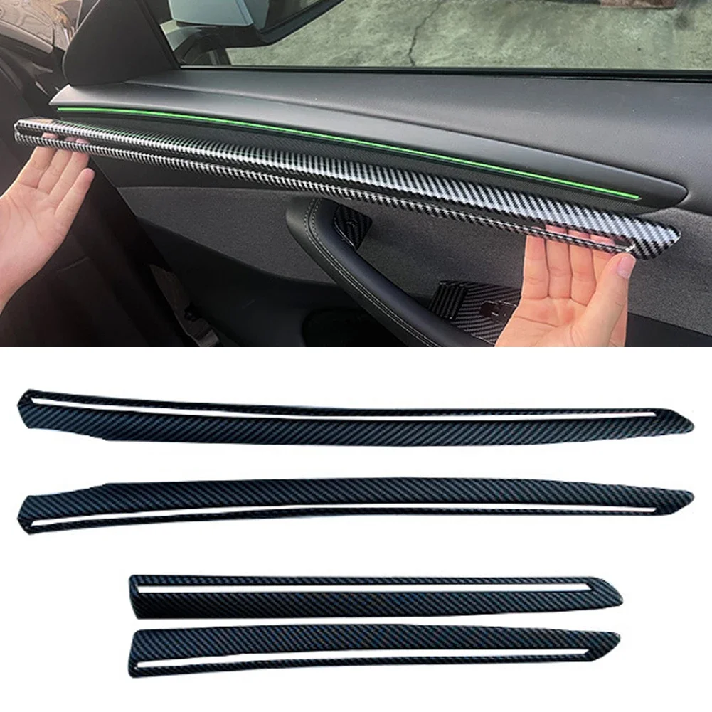 For TESLA Model Y L 2025 Protective Abs Interior Accessories High Quality Front Rear Door Trim Cover Decorative Patch