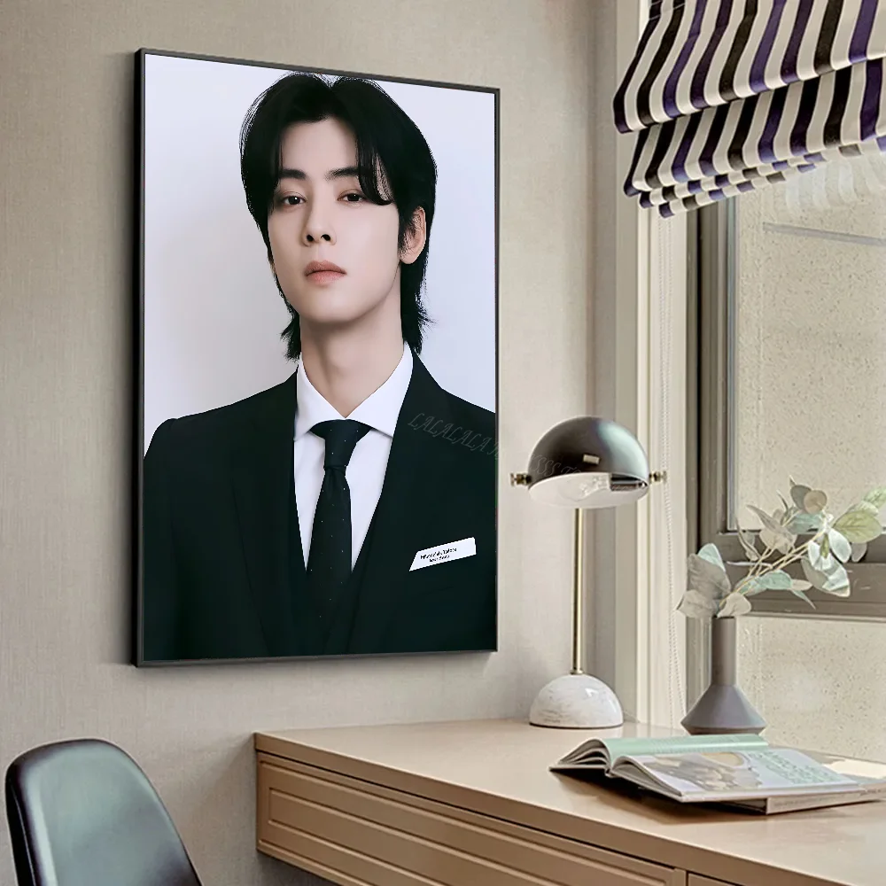 Cha Eun Woo Poster HD Posters Home Room Bar Cafe Decor Art Wall Painting Picture