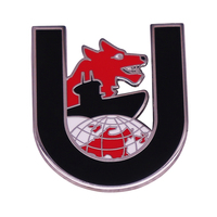 sea wolf U submarine badge enamel pin military jewelry Backpack Decoration