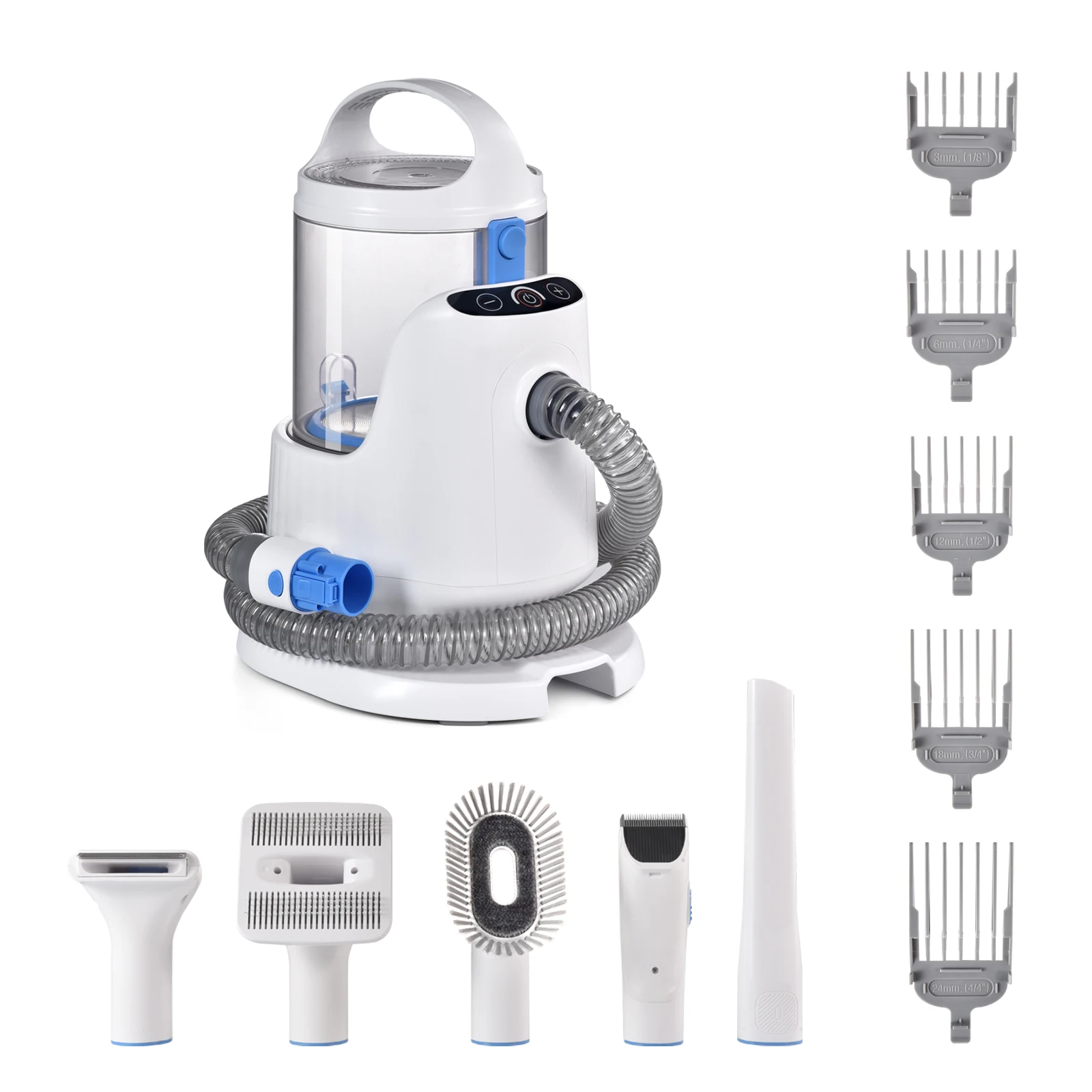 Dog Shaver Hair Dryer Trimmer Vacuum Clipper Brush Portable Multifunctional Plastic Pet Beauty Kit
