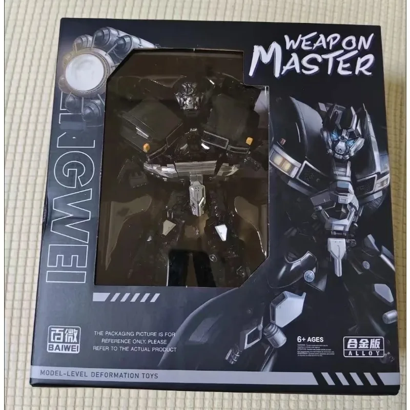 In Stock BAIWEI Transformation IronHide Expert TW1026 Master Black Color Robot Toys Action Figure Gift for Boys with Box