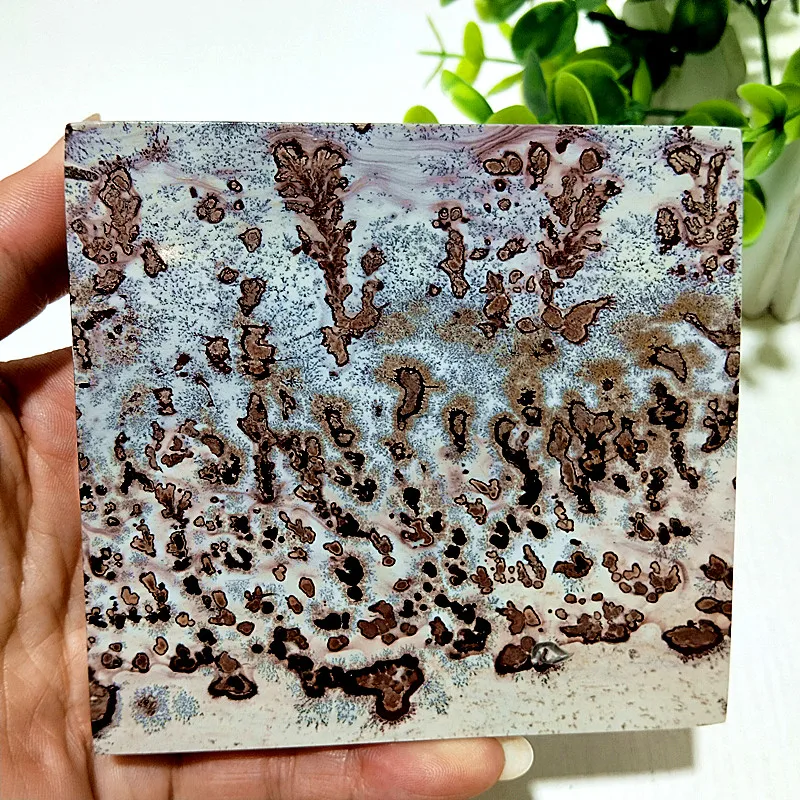 Natural Stone Landscape painting Slice Landscape Pretty Vision Crystal Energy Witchcraft Healing Spirit Feng Shui Room Ornament