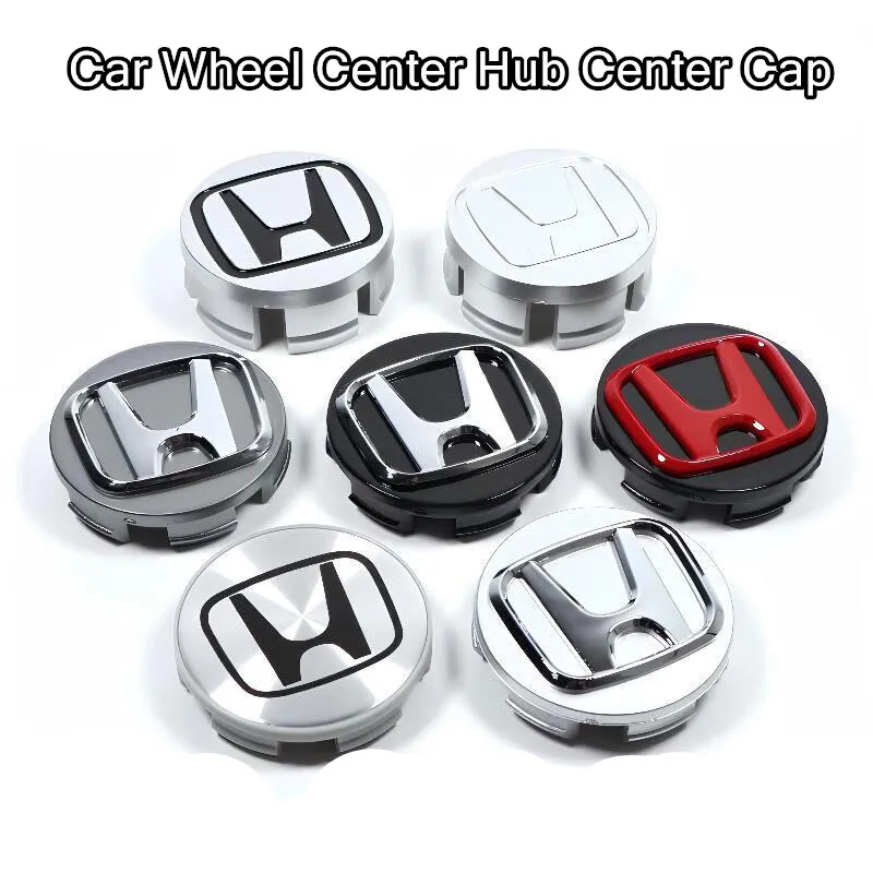 4pcs 58mm Honda car wheel hub covers suitable for Honda Civic City Accord Odyssey Spirior CRV Hrv Jazz CBR HR-V Fit Concept S1