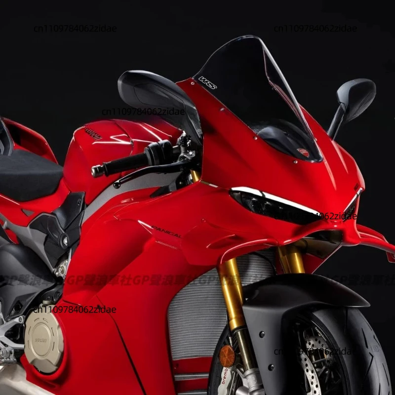 For 2025 Ducati Panigale V4 V4S Raised Windscreen WRS Style Racing Windshield Deflector