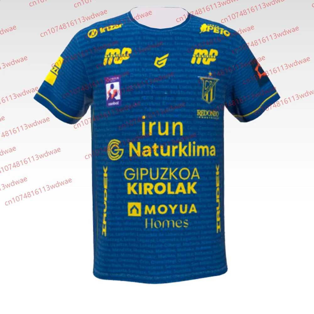 2026 España IRUDEK BIDASOA IRUN camiseta de balonmano ropa deportiva para niños jóvenes uniforme de entrenamiento de balonmano Kit de camiseta de balonmano transpirable