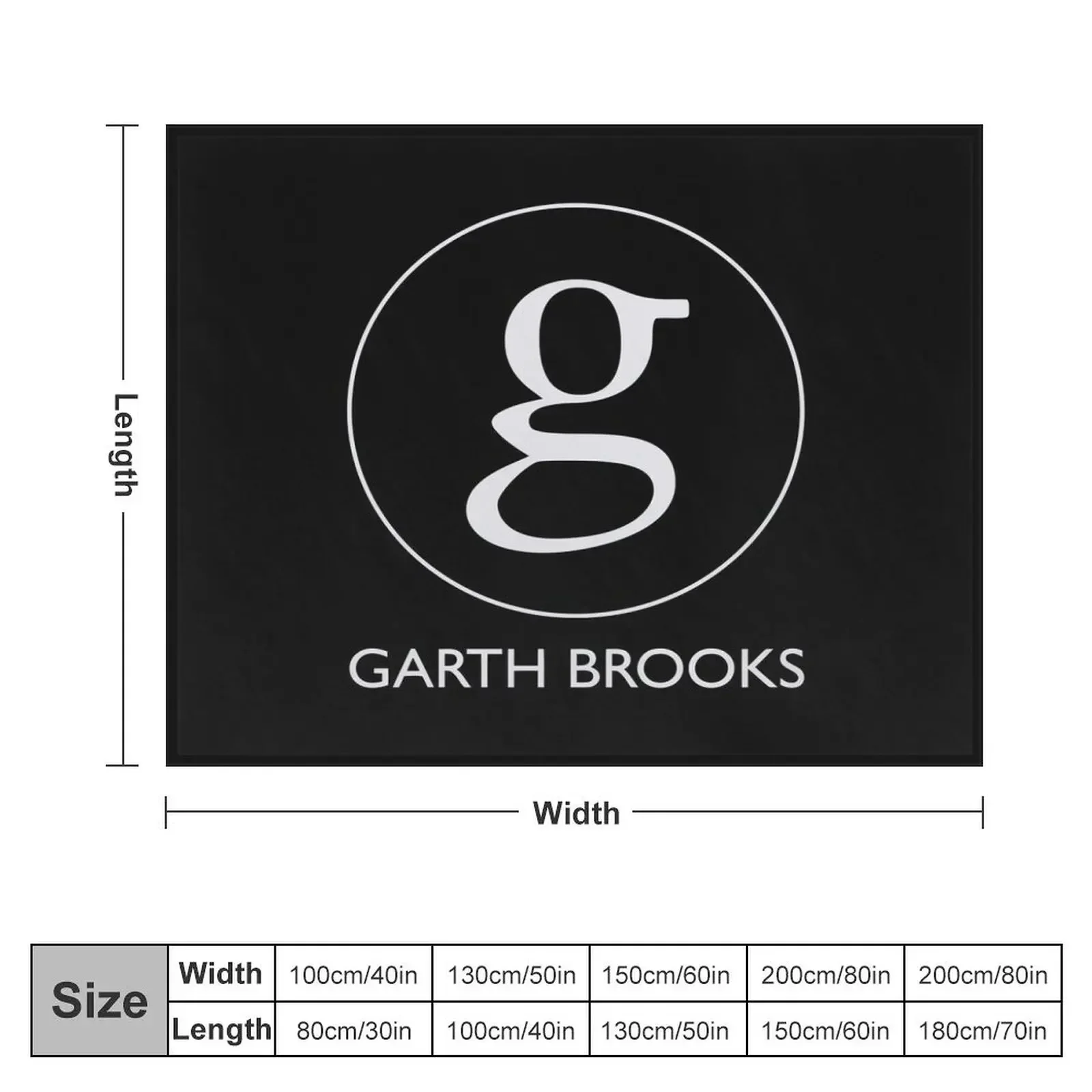 Garth Brooks Throw Blanket blankets ands warm for winter Baby Blankets