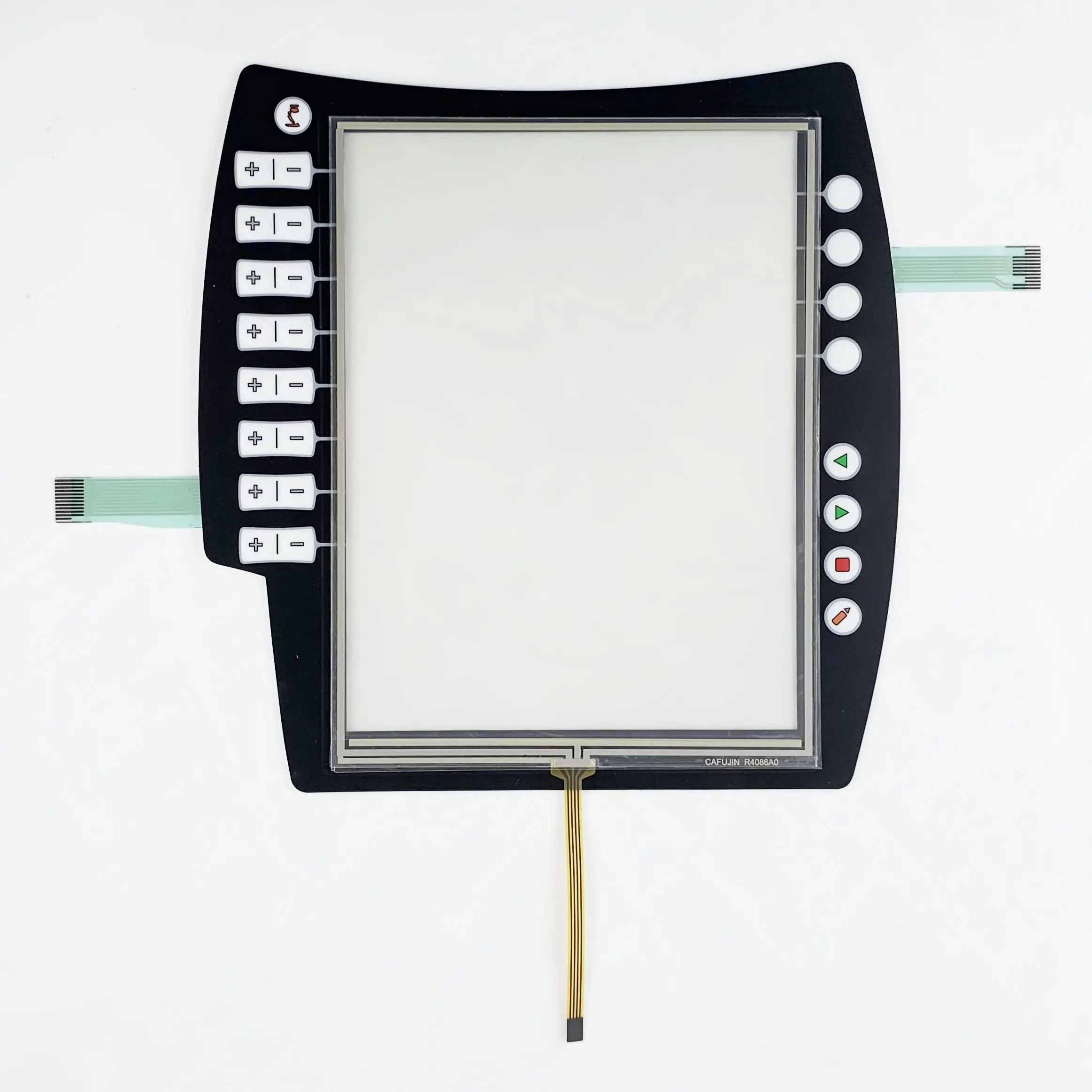 Touch Screen Panel Glass Digitizer for smartPAD KRC4 KR C4 00-168-334 00-189-002 teach pendant + Membrane Keyboard Keypad