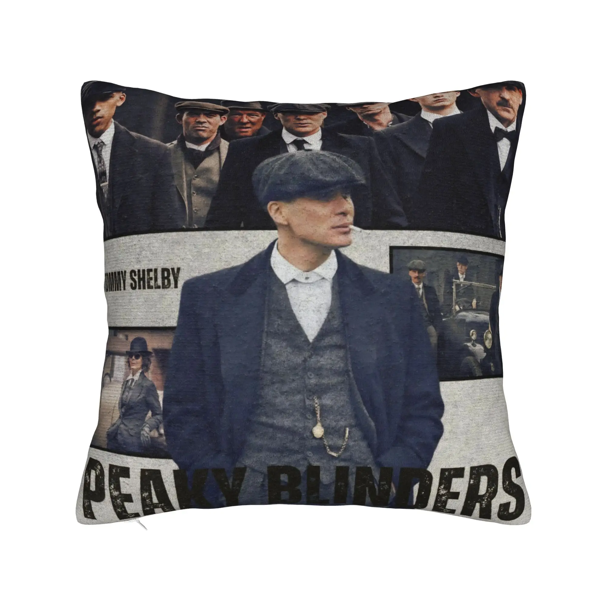 Decorative Pillowcase Tommy Shelby Peakys Blinders Merch Seater  Throw Pillow Case Cover Zipper Multi Size