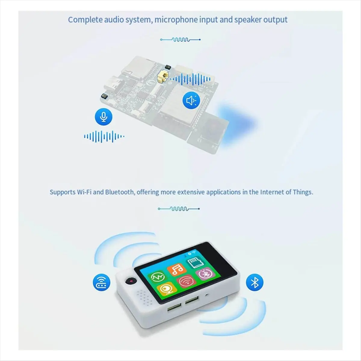 “QUALITY EXCELLE“2MP Camera DEV - Development Board - N16R8 Module with 2 Inch Touch Display for Xiaozhi AI A
