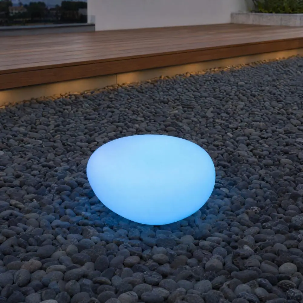 Automatic On/off Solar Lights Solar Cobblestone Pathway Light Waterproof Garden Rock Led Lamp Outdoor Solar Stone for Patio