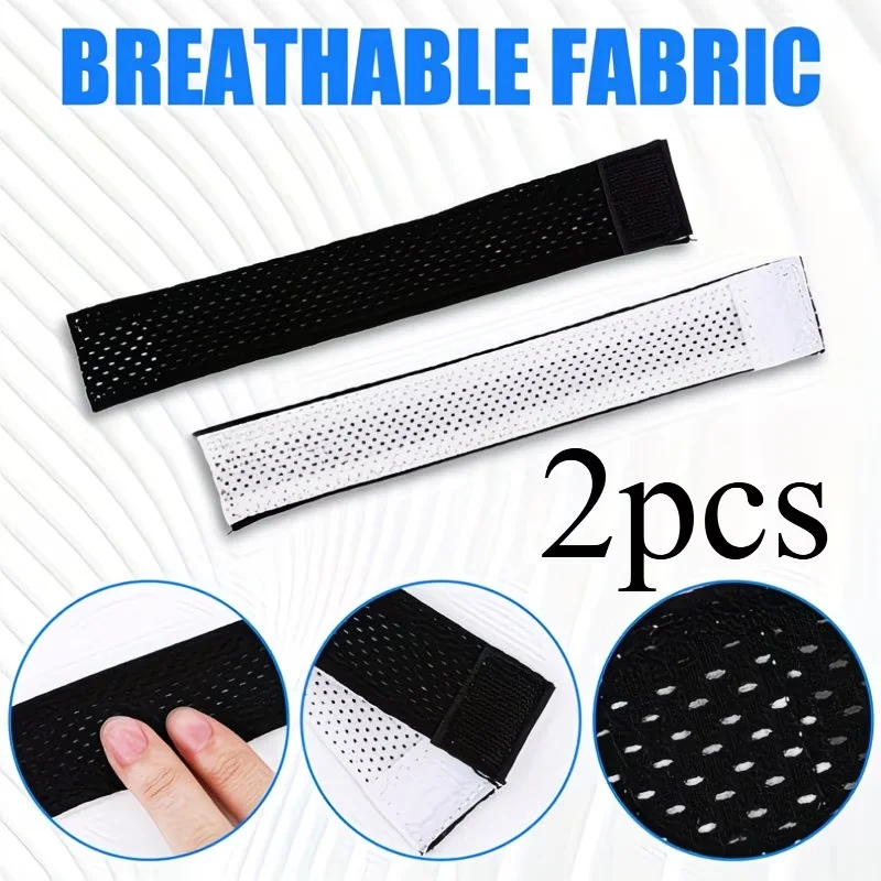 2PCS Sports Arm Sleeves, Durable Elastic Knit with Hook-and-Loop Fasteners, Universal Comfort Fit