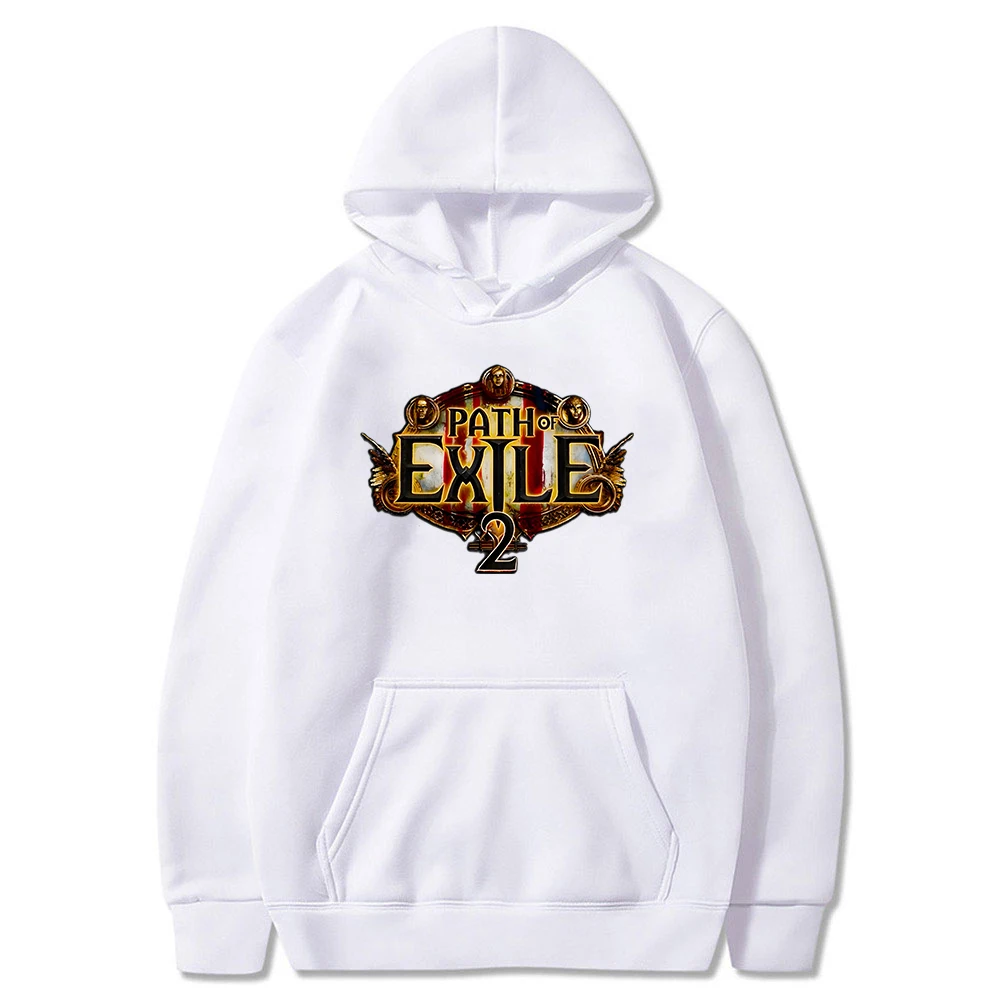 Path of Exile 2 Hoodie 2025 Hot Game Merch Long Sleeve Streetwear Women Men Hooded Sweatshirts Trendy Outfits