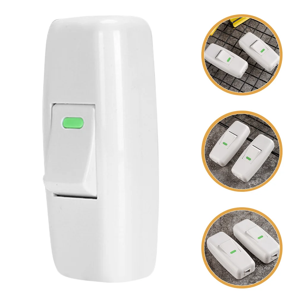 

10pcs Bedside For Desk Lamp Inline Cord Replacement Light Switch Table Lamp Power Control Switch Part Electrical Equipment