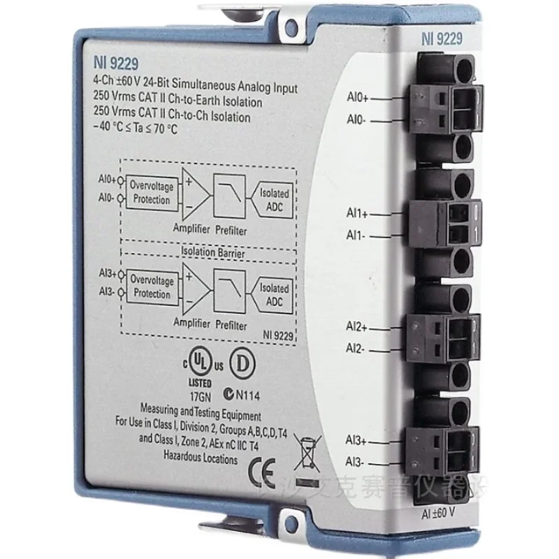 2025 The Brand-new NI 9229 Analog Input Module 779785-01 Bolt Terminal Connection Acquisition Card Is In Stock.