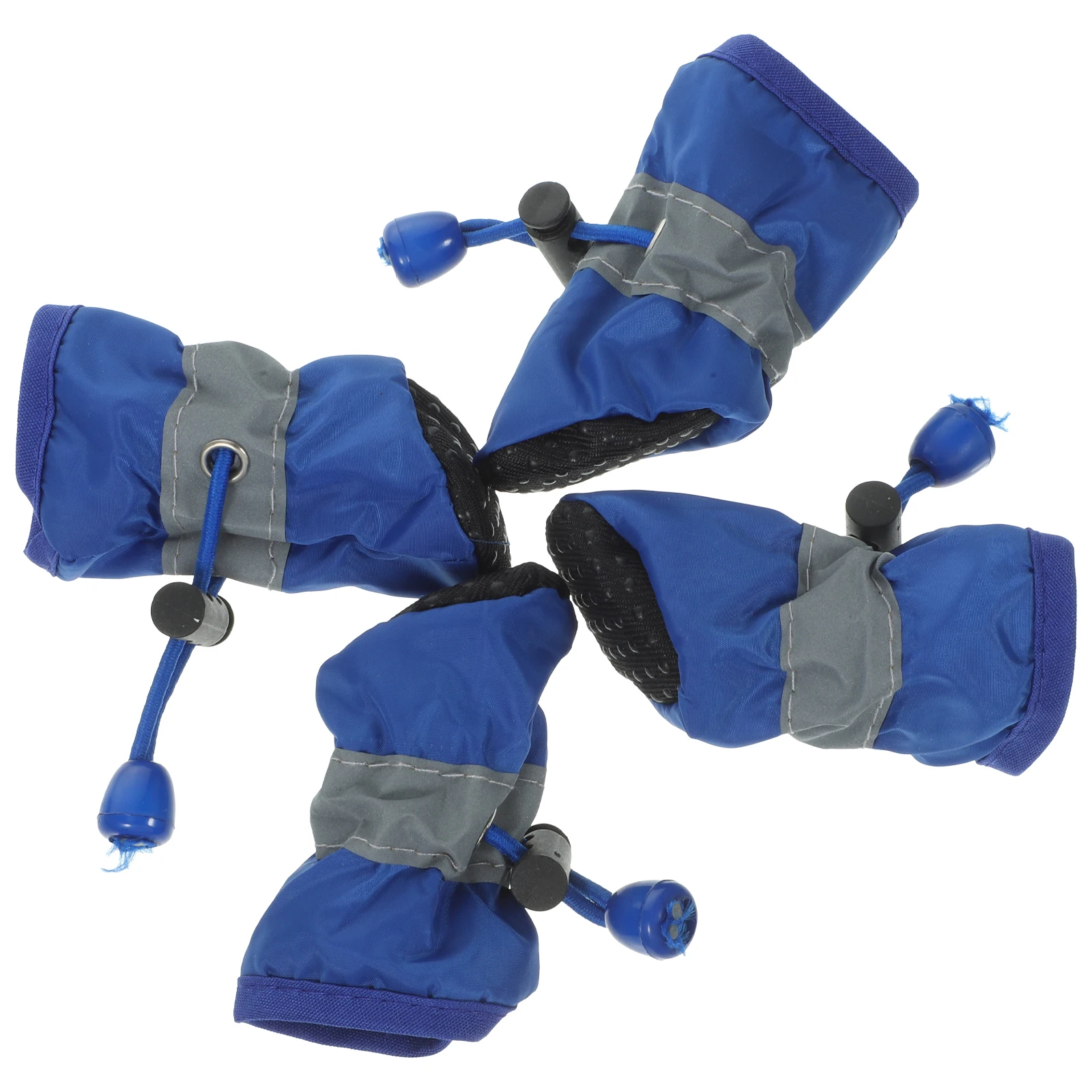 

4 pcs Dog Waterproof Boots Soft Rubber Soles Paw Protection Shoes For Dogs Small Size Puppy Hiking Outdoor Sport Pet Supplies