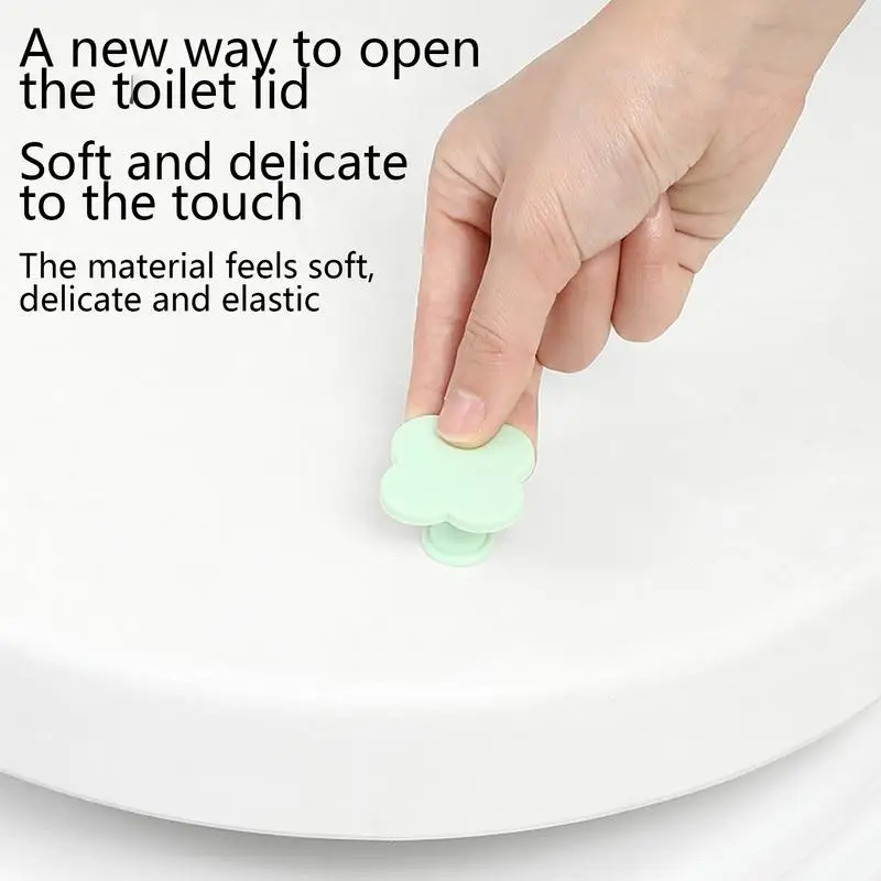 Pulsante wc premere Top 1 pezzo adesivo pulsante wc assistente decorazione della casa gadget multiuso per cucina bagno