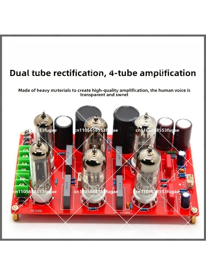 MC220 Tube Preamplifier 6N3 H3N HiFi Electronic Audio Front Stage Board for Amplifier