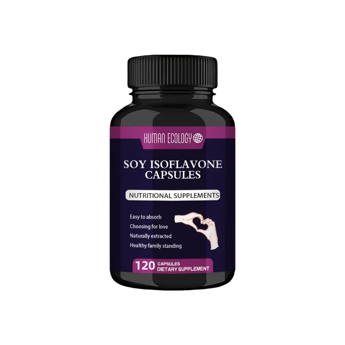 Soy isoflavones, 60mg (plant compounds specially concentrated from soybeans, such as genistein, Daidzein, and glycine)