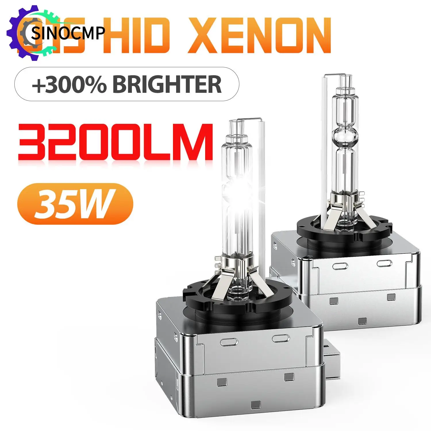 

2Pcs D1S HID Bulbs Xenon Headlight Bulb Car LED Headlights Canbus 35W 8000K Standard Lamp Cars Head Light Accessories Replace