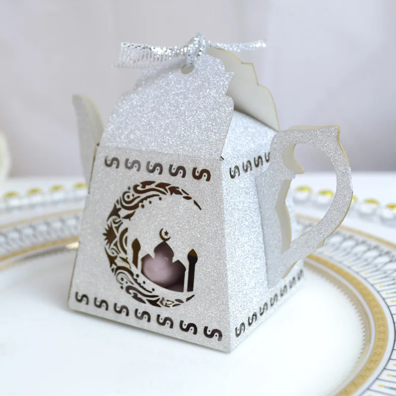 whimsy tea pot favor box custom Eid decoration chocolate sweet box party supply gift box