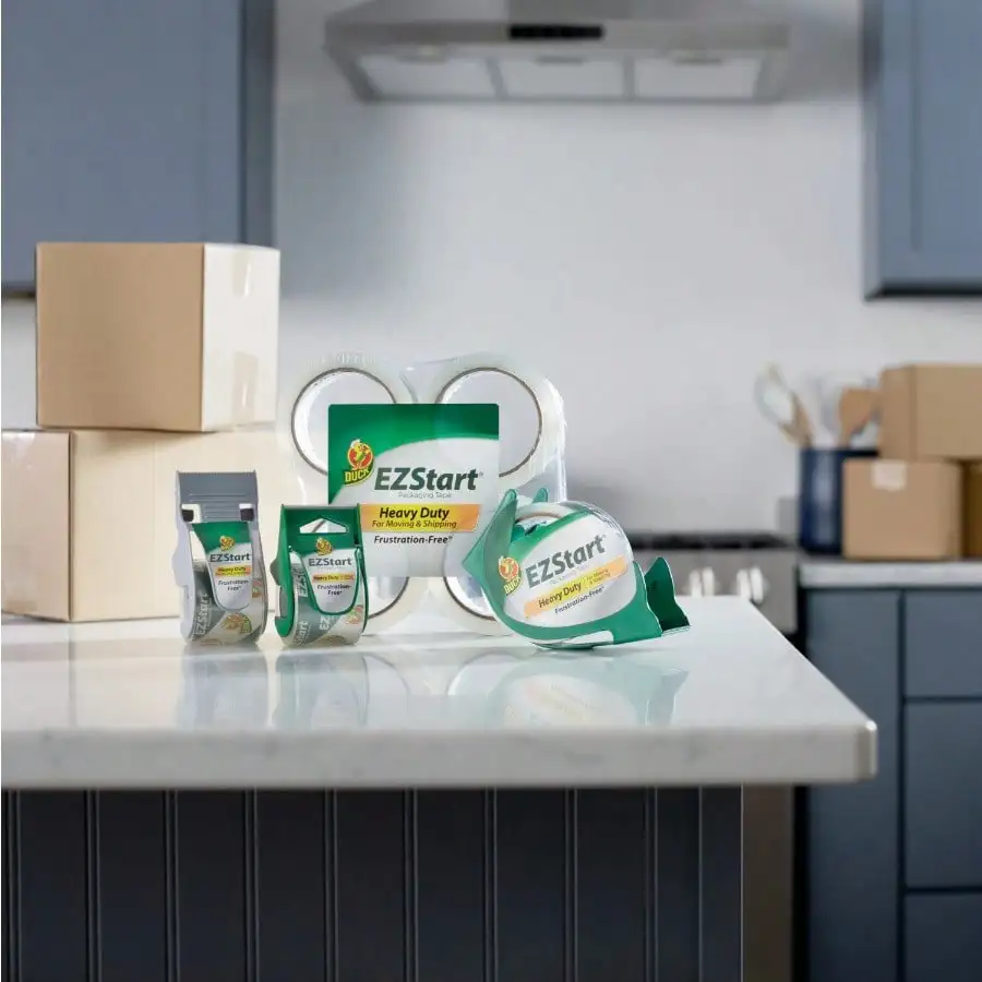 شريط تغليف شفاف، 1.88 بوصة × 55 ياردة