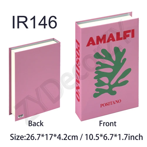 가짜 책 카페 책상 테이블, 거실 인테리어 아이템, 현대 홈 장식 장식품, 럭셔리 침실 액세서리