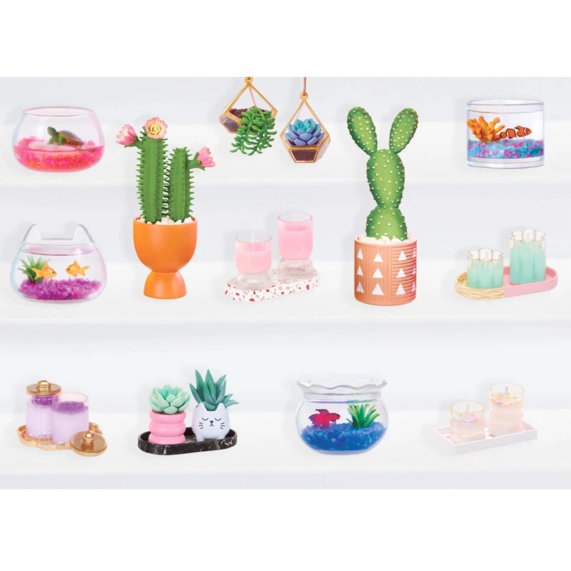 Mini Verse Micro Landscape Juice Series pour enfants, nourriture précieuse, poisson, plante, décoration, l\'inventaire, bricolage, nourriture, jouet,