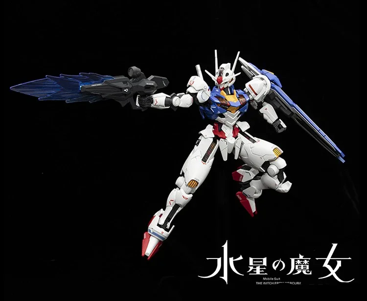 Gundam EVO Model Decals HG TWFM for The Witch From Mercury AERIAL Fluorescent Water Stickers for Model Accessories