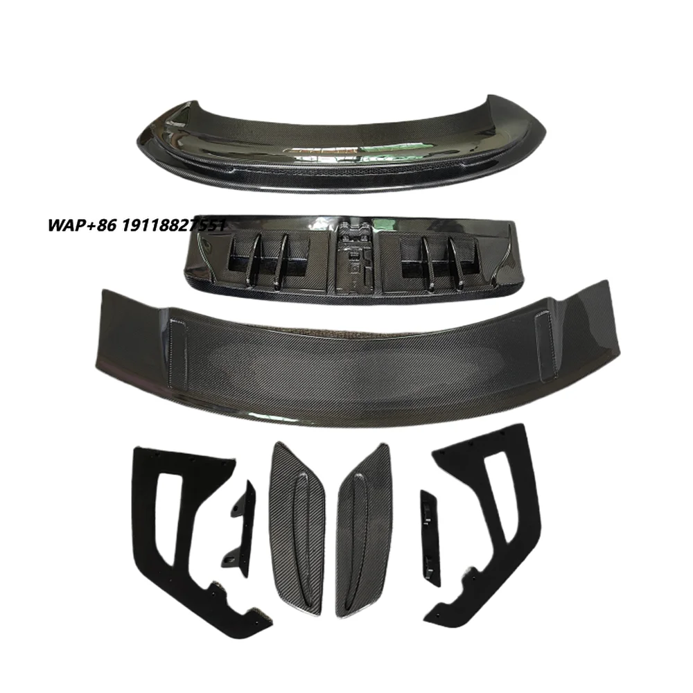 for 911 992 Upgrade GT3 Carbon Fiber Rear Trunk Spoiler Body Kit