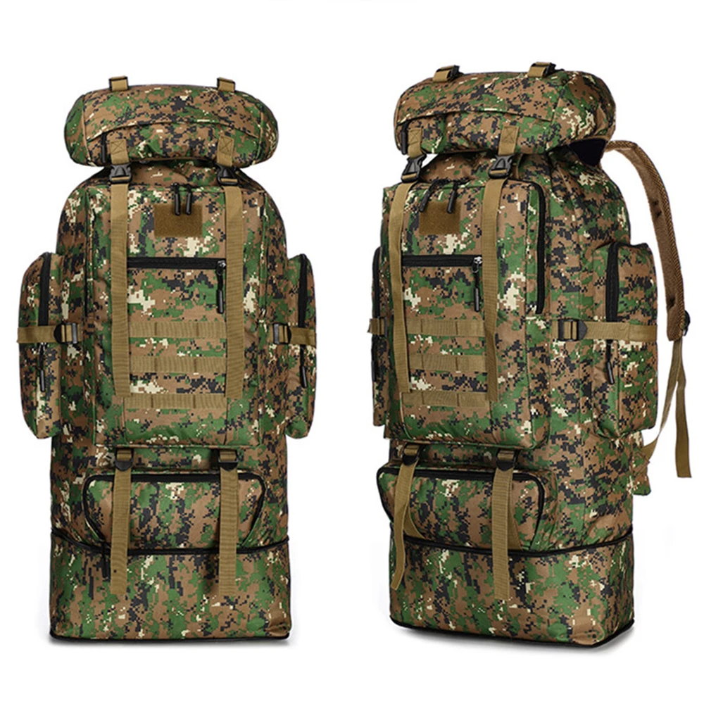 100L Military Tactical Backpack Army Bag Hiking Outdoor Men Camping Climbing Trekking Sports Luggage Shoulder Travel Large Bag