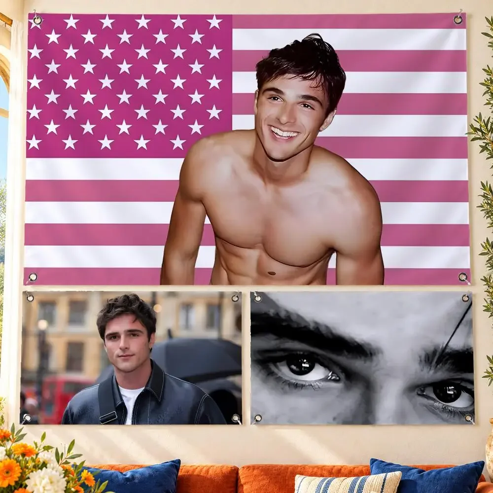Jacob Elordi Flags Aesthetic Room Decor Wall Hanging For Bedroom Dorm Gaming Room And Parties