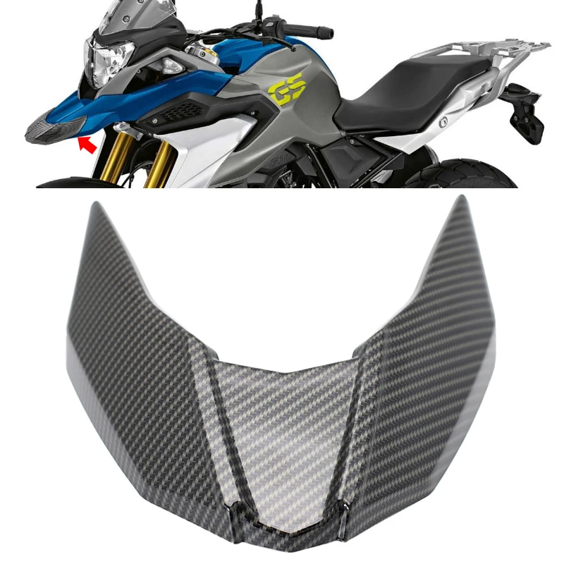 For BMW G310GS G 310 G310 GS 2017-2023 2022 Carbon Fairing Winglets Front Fender Beak Extension Wheel Cover