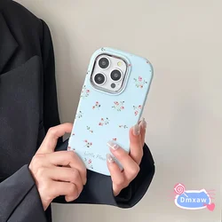 For Honor 200 Pro 90 GT X9B X9A 90 Lite X9 X8 Magic 6 100 90 80 70 60 30 Pro Lite Phone Case Solid Color Fresh Flower Soft Cover
