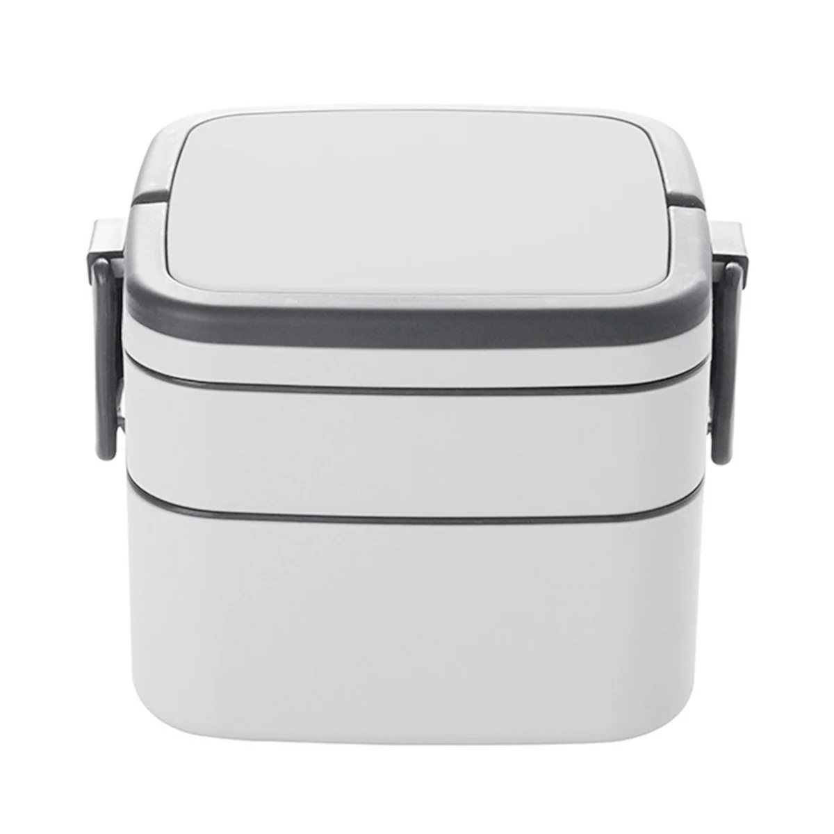 Portable Plastic Double-Layer Lunch Box Heating and Leak-Proof Multilayer Fitness Student Lunch Box