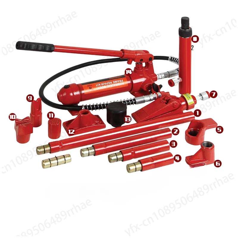 10T Auto Sheet Metal Repair Separate Hydraulic Jack Car Concave Shaping And Drawing Correction Tool