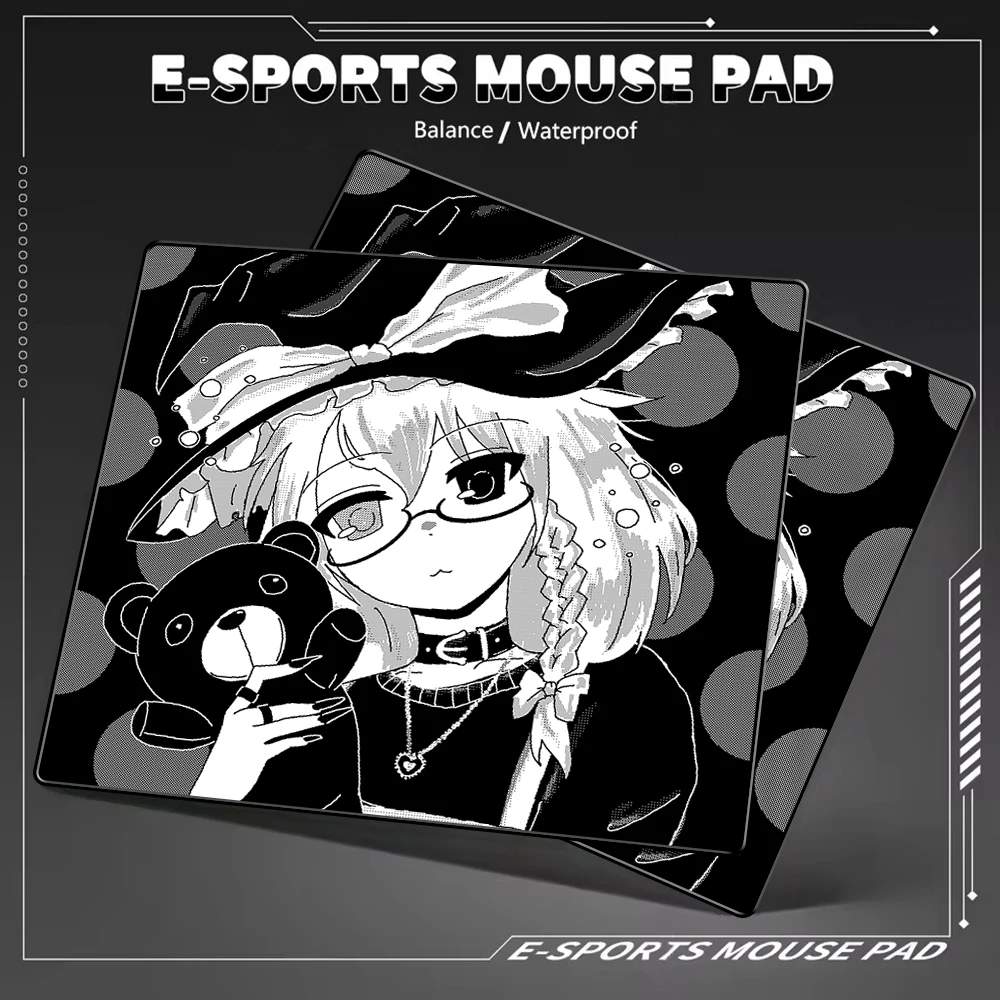

High Elastic Non-slip Bottom Big Mousepad Ultrafine Surface Balance E-Sports Gaming Mouse Pad Rubber Mouse Mat Cute Desk Mat XL