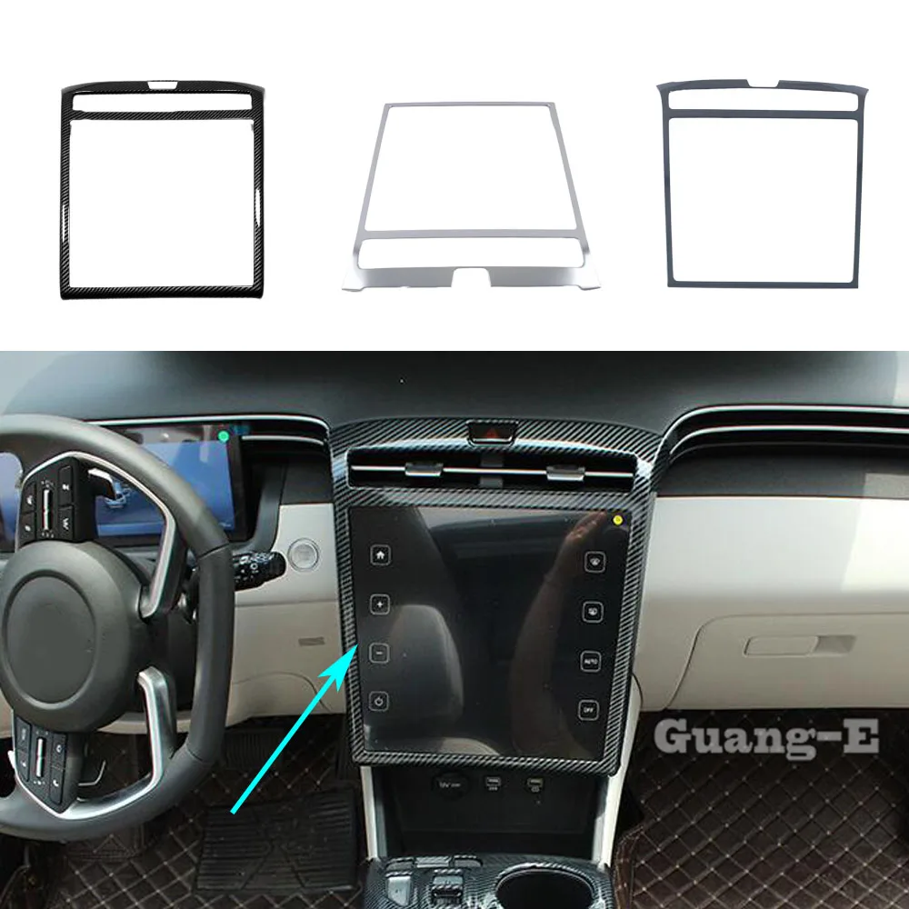 For Hyundai Tucson L 2021 2022 2023 2024 Car Navigation Map GPS Trim Dashboard Meter Instrument Panel Gauge Frame Stick Parts